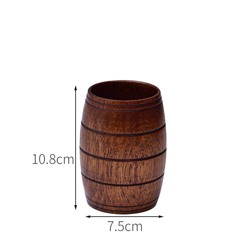 Eco-Friendly Wooden Tea Cup Goblet