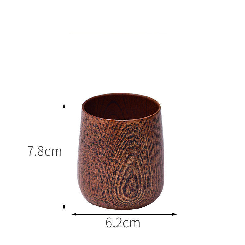 Eco-Friendly Wooden Tea Cup Goblet