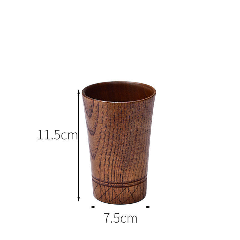 Eco-Friendly Wooden Tea Cup Goblet