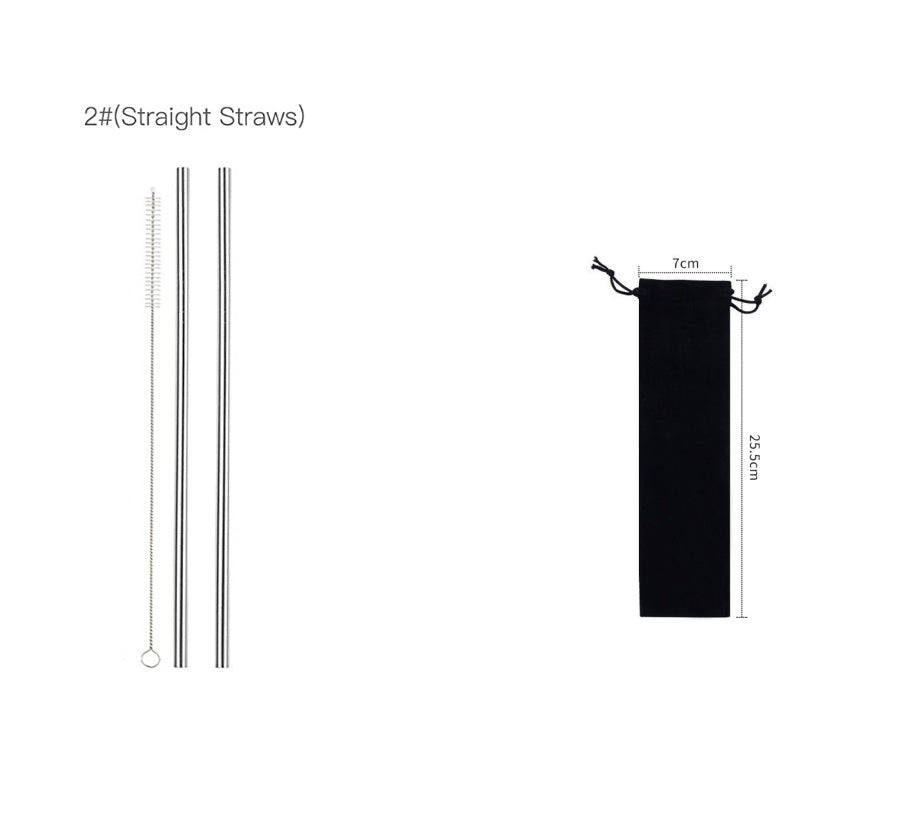 Colored Metal Stainless Steel Straws