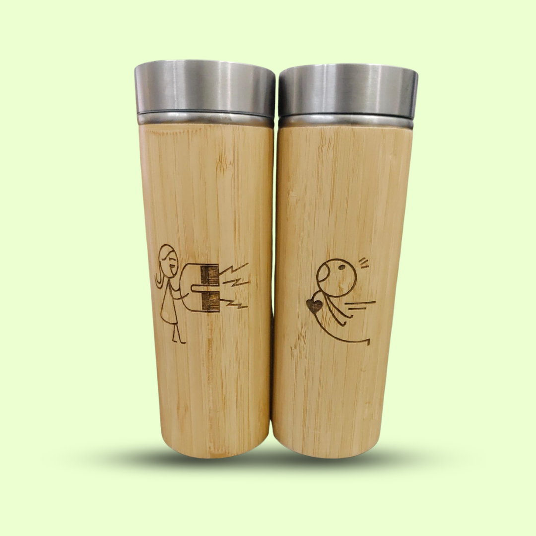 2 Bamboo Insulated Bottle – Sustainable Hydration, Naturally