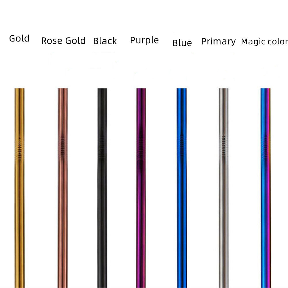 Colored Metal Stainless Steel Straws