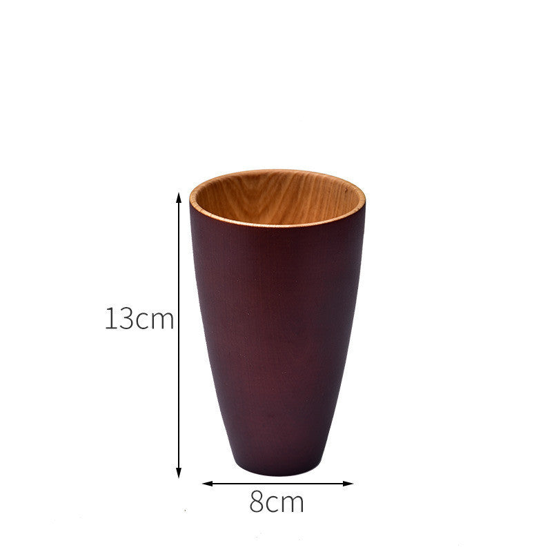 Eco-Friendly Wooden Tea Cup Goblet