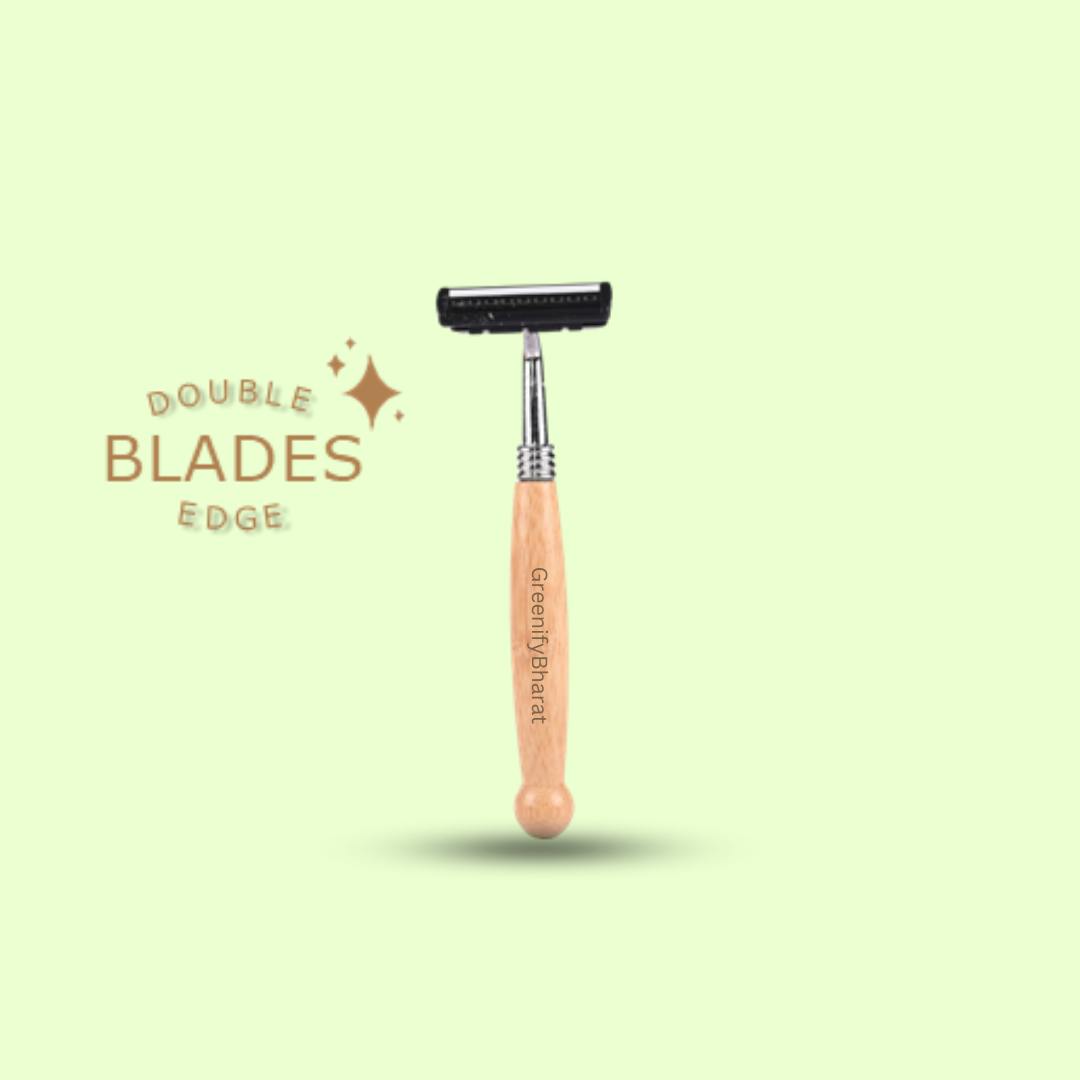 Bamboo Handle Shaving Razor – Eco-Friendly Shaving with Precision and Comfort